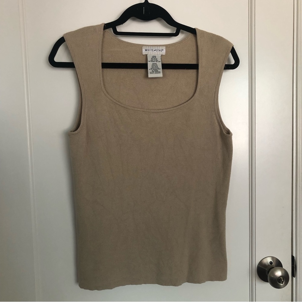 Square Neck Sweater Tank
